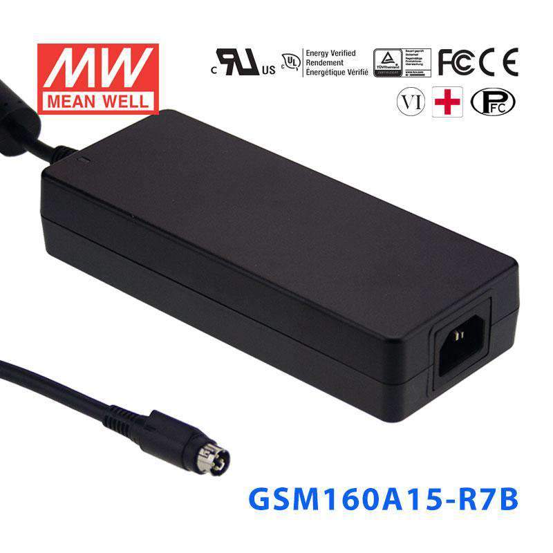 Mean Well GSM160A15-R7B Power Supply 144W 15V 9.6A