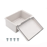 Boxco P-Series 190x280x140mm Plastic Enclosure, IP67, IK08, ABS, Grey Cover, Molded Hinge and Latch Type - PHOTO 2