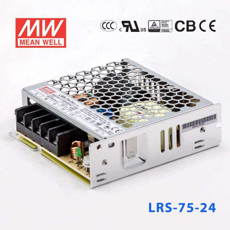Mean Well LRS-75-24 Power Supply 75W 24V
