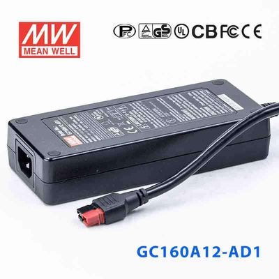 Mean Well GC160A12-AD1 Portable Chargers 136W 13.6V 10A - Green Adaptor