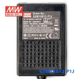 Mean Well GSM18B12-P1J Power Supply 18W 12V 1.5A - PHOTO 2