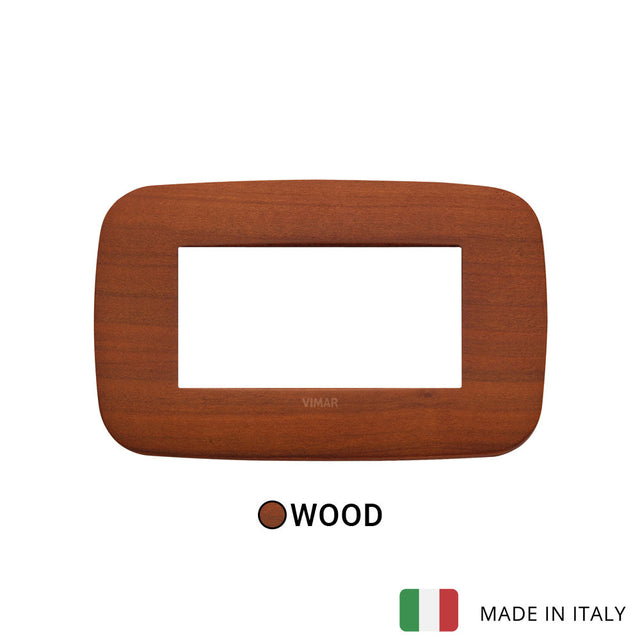 Vimar Arke Round Plate 4M Cherry Wood
