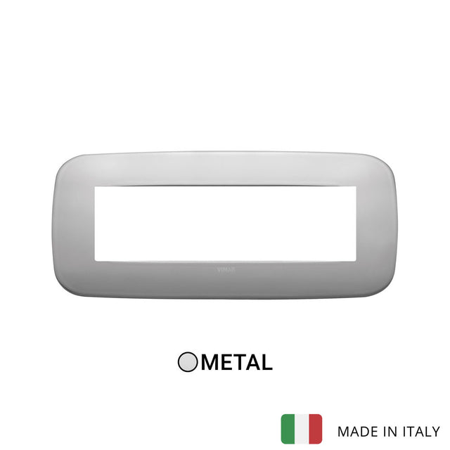 Vimar Arke Round Plate 7M Metal Matt Nickel