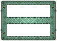 Vimar VM-14620 Frame 14M with Screws Green