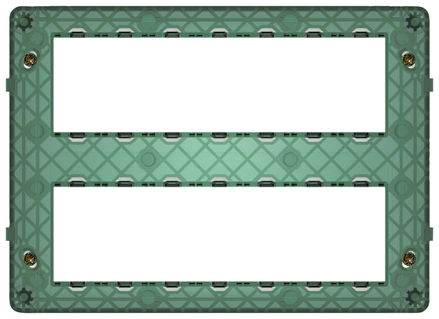 Vimar VM-14620 Frame 14M with Screws Green