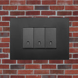 Vimar Arke Plastic 3 Gang switch - Black - 16A - PHOTO 16