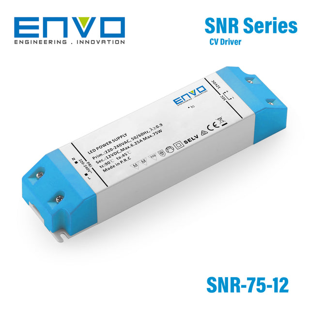 Envo EV-SNR-75-12 LED Driver 75W 12V 6.25A