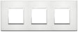 Vimar Eikon Evo Plate 6M (2+2+2) 71MM Brilliant Aluminium