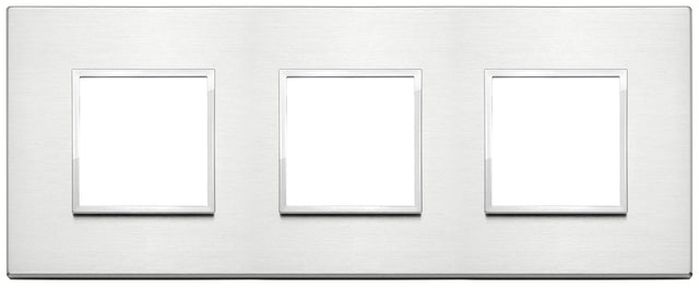 Vimar Eikon Evo Plate 6M (2+2+2) 71MM Brilliant Aluminium