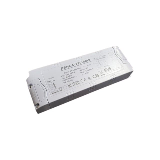 Thinkwise PSHLA-12V-80W Triac Dimmable Power Supply - 80W 12V 6.66A -  Screw Terminal