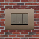 Vimar Arke Metal 3 Gang switch - Dark Bronze - 16A - PHOTO 22