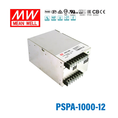 Mean Well PSPA-1000-12 Power Supply 1000W 12V 80A