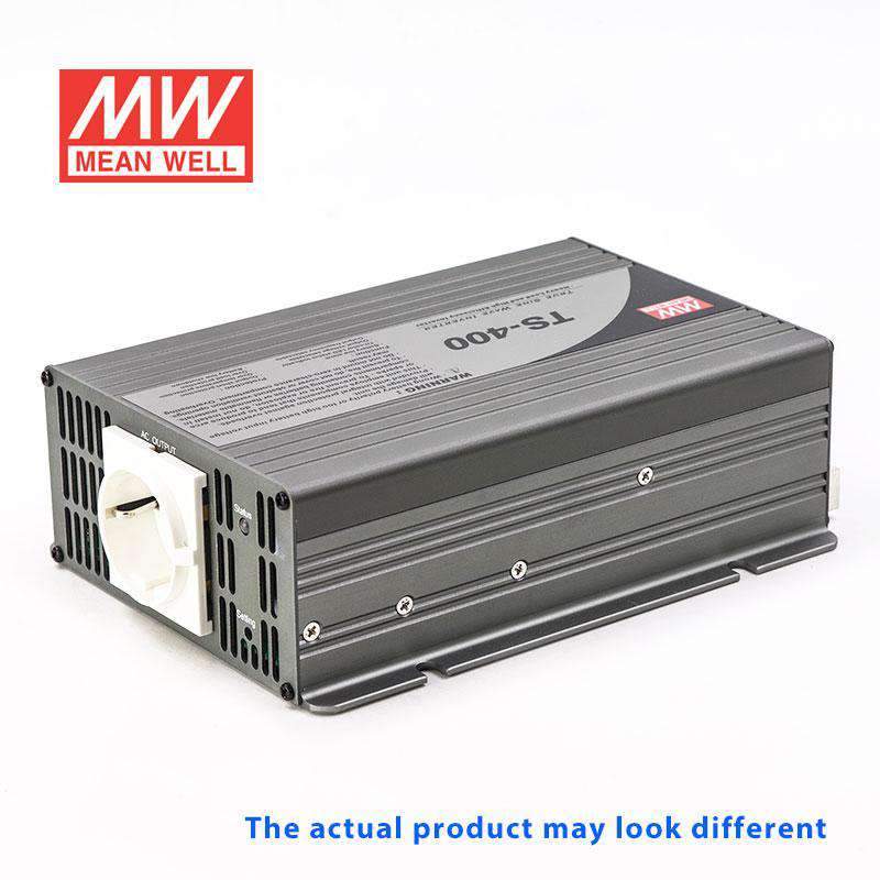 Mean Well TS-400-212C True Sine Wave 400W 12VDC to 230VAC 1.7A - DC-AC Power Inverter - PHOTO 3