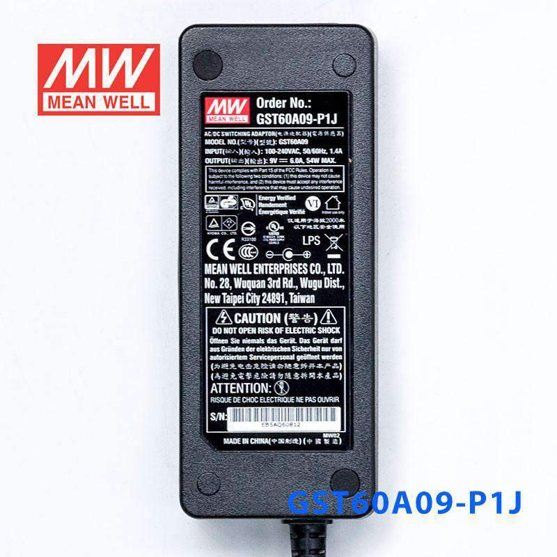 Mean Well GST60A09-P1J Power Supply 54W 9V 6A - PHOTO 2