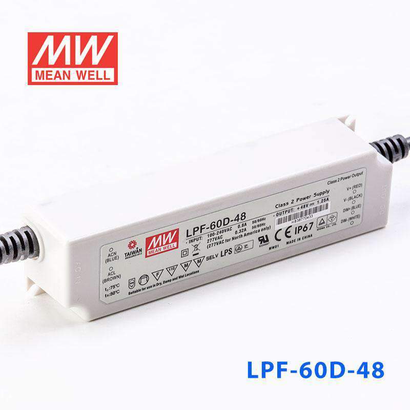 Mean Well LPF-60D-48 Power Supply 60W 48V - Dimmable 1.25A - PHOTO 1