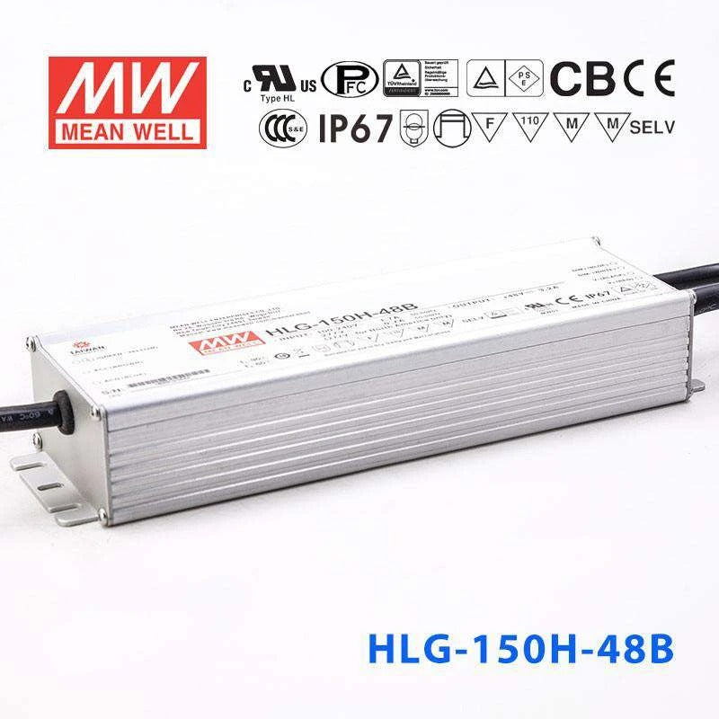 Mean Well HLG-150H-48B Power Supply 150W 48V- Dimmable 3.2A