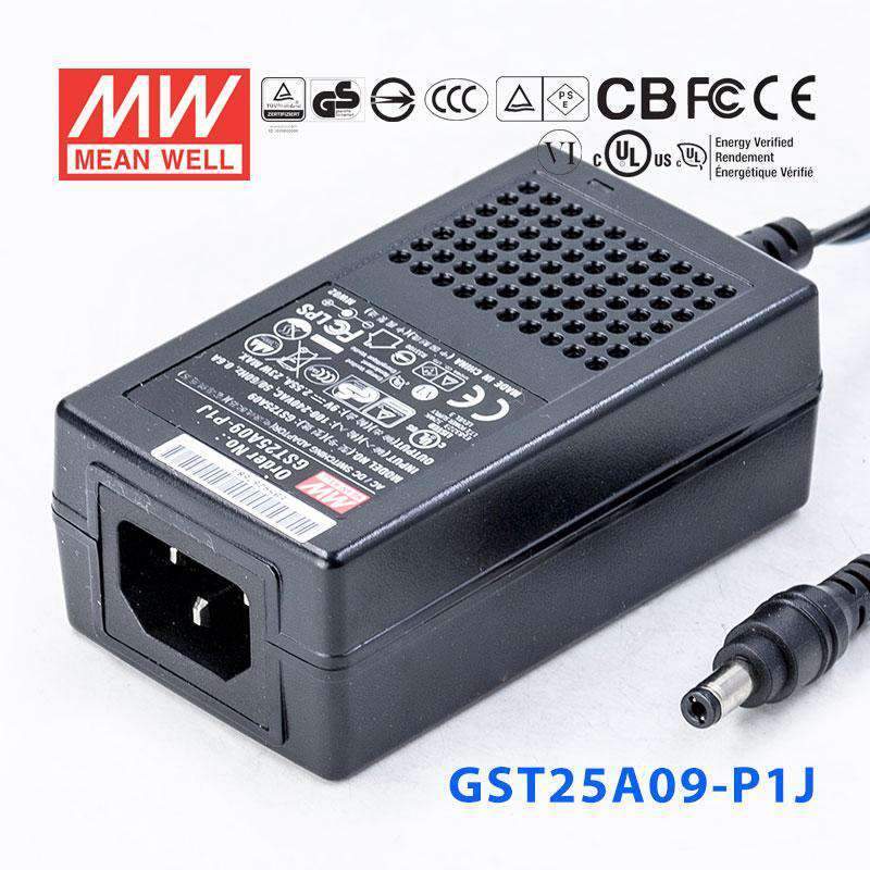Mean Well GST25A09-P1J Power Supply 23W 9V 2.55A