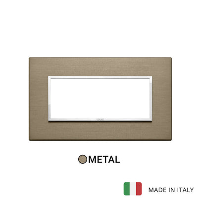 Vimar Eikon Evo Plate 5M Aluminium Dark Bronze