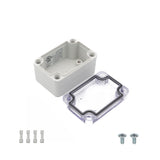Boxco S-Series 65x95x55mm Plastic Enclosure, IP67, IK08, ABS, Transparent Cover, Screw Type - PHOTO 3