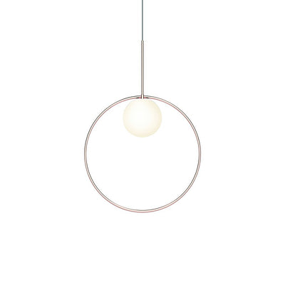 Pablo Pendant Bola Halo 18" Rose Gold