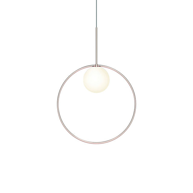 Pablo Pendant Bola Halo 18" Rose Gold