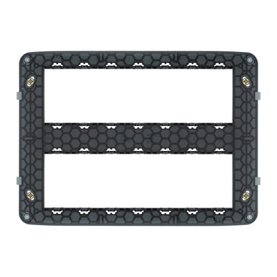 vimar VM-20620 Frame 14M with Screws Black