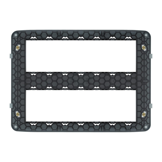 vimar VM-20620 Frame 14M with Screws Black