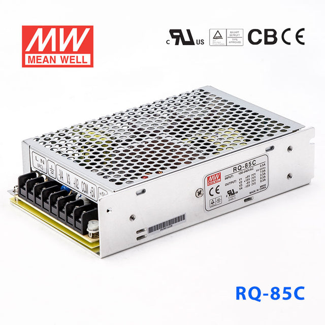 Mean Well RQ-85C Power Supply 85W 5V 15V -5V-15V