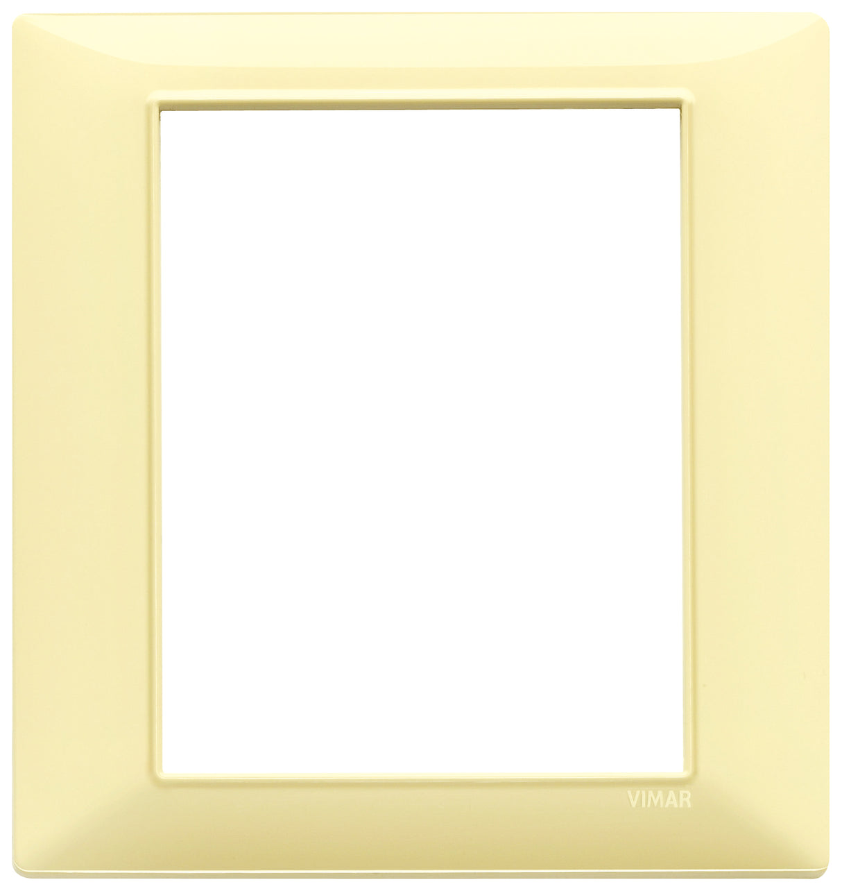 Vimar Plana Plate 8M Technopolymer Cream White