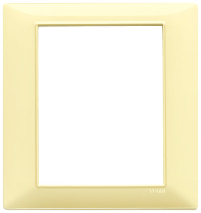 Vimar Plana Plate 8M Technopolymer Cream White