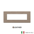 Vimar Eikon Exe Plate 7M Leather Brown