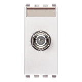 Eikon F Type Female Socket Connector White
