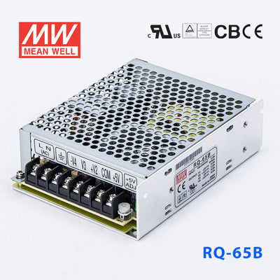 Mean Well RQ-65B Power Supply 65W 5V 12V -5V -12V 6A