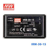 Mean Well IRM-30-15 Switching Power Supply 3W 15V 2A - Encapsulated - PHOTO 2
