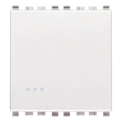 Vimar Eikon 1P NO 10A Push Button 2M White