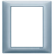 Vimar Plana Plate 8M Technopolymer Metallized Blue