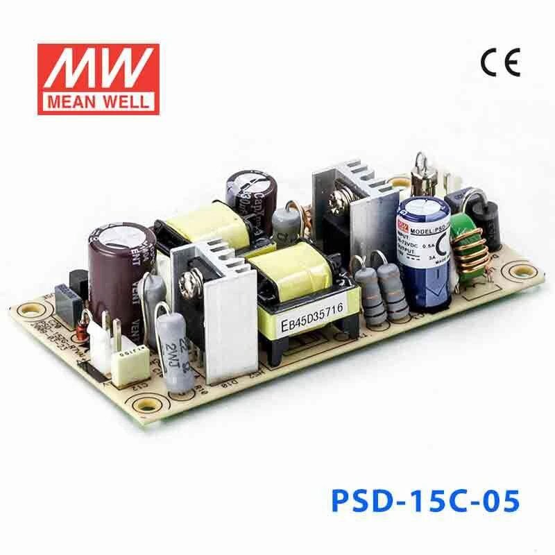 Mean Well PSD-15C-05 DC-DC Converter - 15W - 36~72V in 5V out 3A