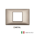 Vimar Plana Plate 2centrM met. Pearl Nickel