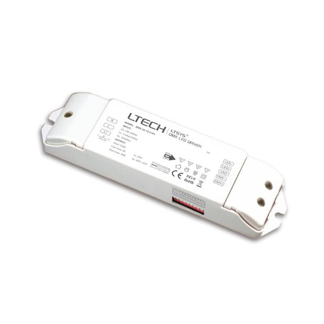 LTECH DMX-150-24-F1M1 150W 24VDC CV DMX LED Driver - DMX dimmable