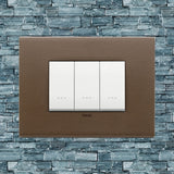 Vimar Eikon Metal 3 Gang Switch - Dark Bronze - 16A - PHOTO 7