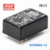 Mean Well DCW08A-12 DC-DC Converter - 8W - 9~18V in ±12V out 335mA