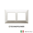 Vimar Plana Plate 4M(2+2) 57mm Technopolymer Matt Nickel