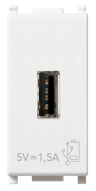 Vimar Plana USB Supply Unit 5V 1.5A 1M White