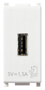 Vimar Plana USB Supply Unit 5V 1.5A 1M White