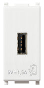 Vimar Plana USB Supply Unit 5V 1.5A 1M White
