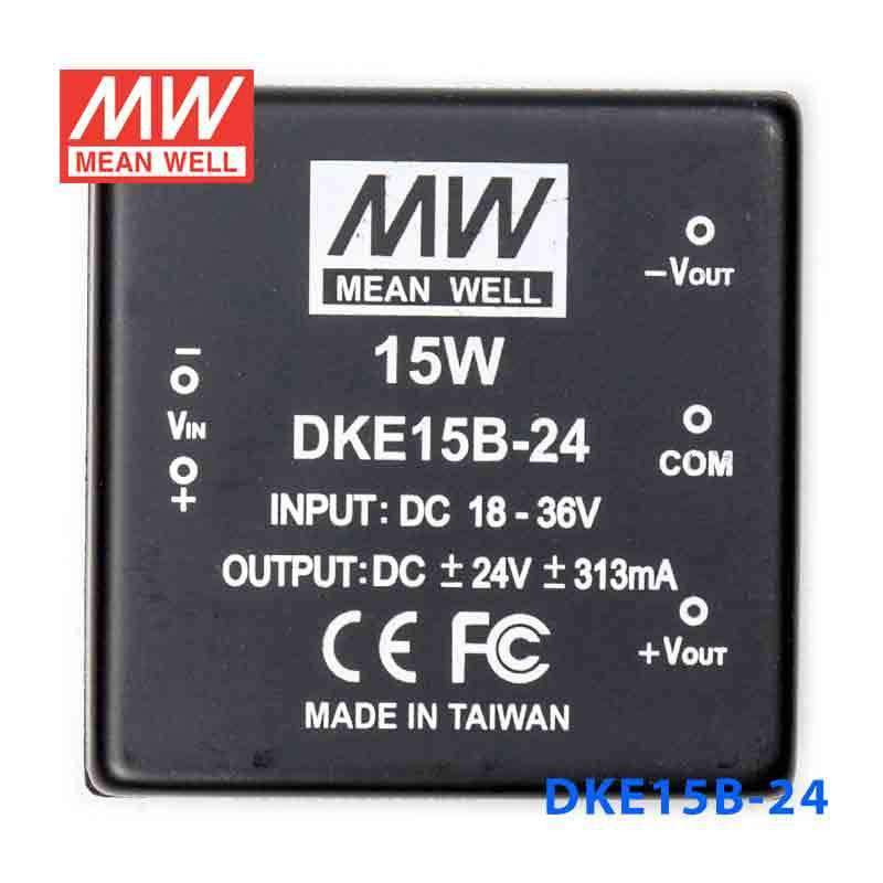 Mean Well DKE15B-24 DC-DC Converter - 15W - 18~36V in ±24V out 313mA - PHOTO 2