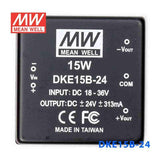 Mean Well DKE15B-24 DC-DC Converter - 15W - 18~36V in ±24V out 313mA - PHOTO 2