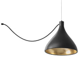 Pablo Pendant Swell String Single Medium Black / Brass - PHOTO 1