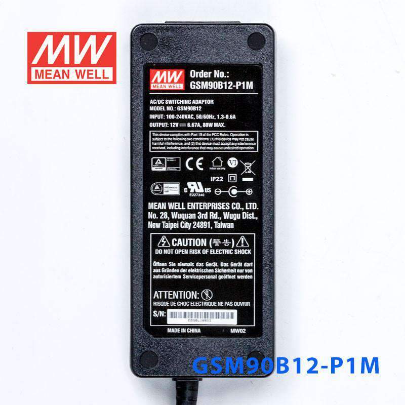 Mean Well GSM90B12-P1M Power Supply 80W 12V - PHOTO 2
