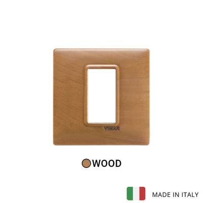 Vimar Plana Plate 1M Wood Pear-tree